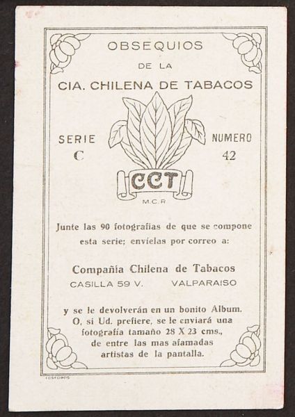 1930s Compania Chilena de Tabacos Series C